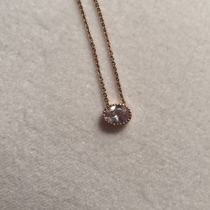 Rose gold necklace